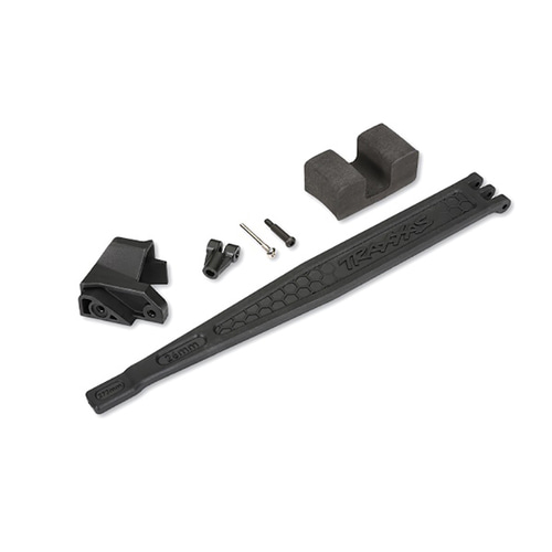 AX9346 Battery hold-down/ battery clip/ hold-down post/ foam spacer/ screw pin (fits #9345 chassis)
