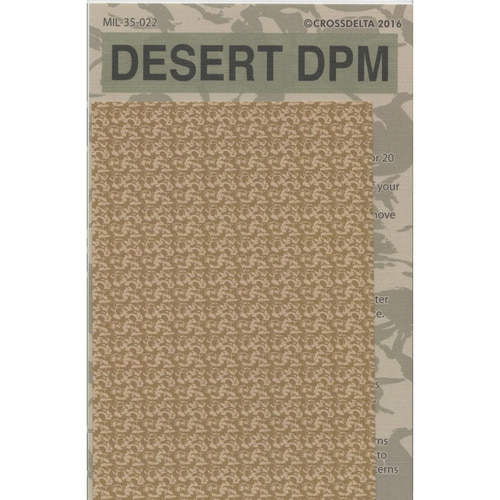 ED35-022 1대35 사막 DPM 위장복  데칼
