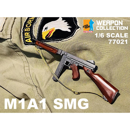 BD77021 1대6 M1A1 기관단총 - 액션 피규어용 모형 제품/작동 불가