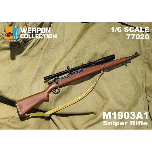 BD77020 1대6 M1903A1 저격총 - 액션 피규어용 모형 제품/작동 불가