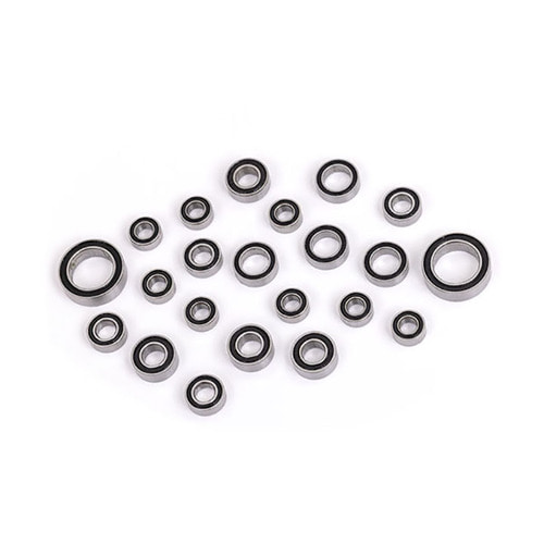 AX9745X Ball bearing set,black rubber sealed,complete-3x6x2.5mm(8),5x8x2.5mm(4),4x8x3mm(4),8x12x3.5mm(2),3.5x7x2.5mm(4)