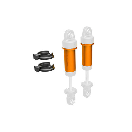 AX9763-ORNG Body,GTM shock,6061-T6 aluminum,orange-anodized-includes spring pre-load spacers(2)