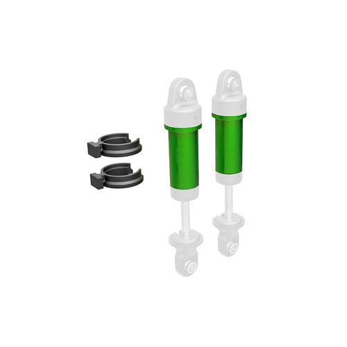 AX9763-GRN Body,GTM shock,6061-T6 aluminum,green-anodized-includes spring pre-load spacers(2)