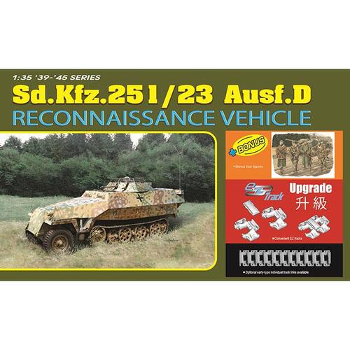 BD6985 1대35 Sd.Kfz.251/23 Ausf.D 하노마그 정찰형 - 인형 포함