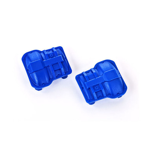 AX9738-BLUE Axle cover, front or rear (blue) (2)