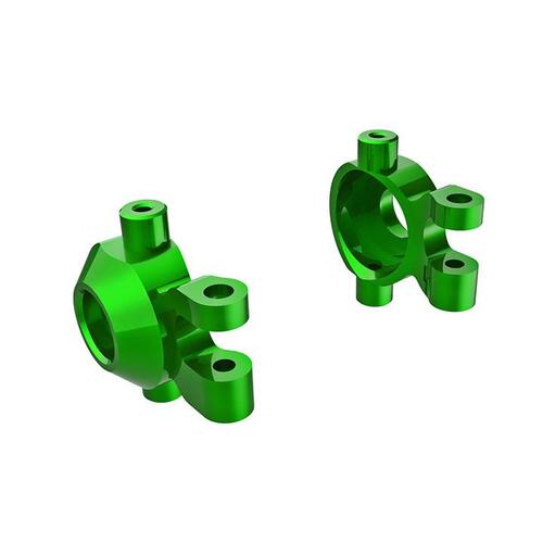 AX9737-GRN Steering blocks,6061-T6 aluminum green titanium-anodized/2.5x12mm BCS/2x6mm SS