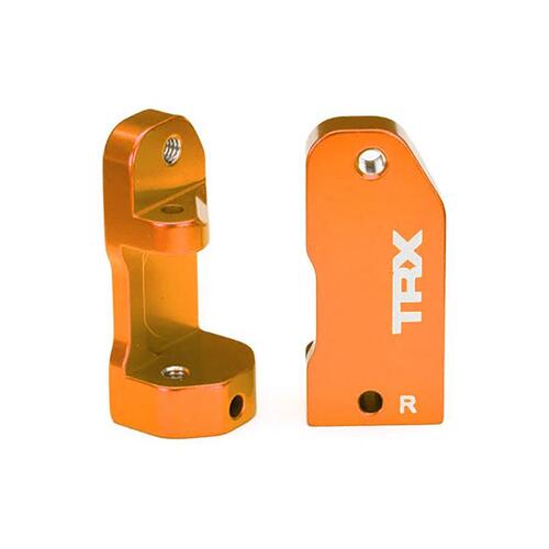 AX3632T Caster blocks,30degree,orange-anodized 6061-T6 aluminum,left &amp; right/suspension screw pin-2
