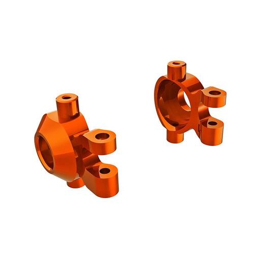 AX9737-ORNG Steering blocks,6061-T6 aluminum orange titanium-anodized/2.5x12mm BCS/2x6mm SS
