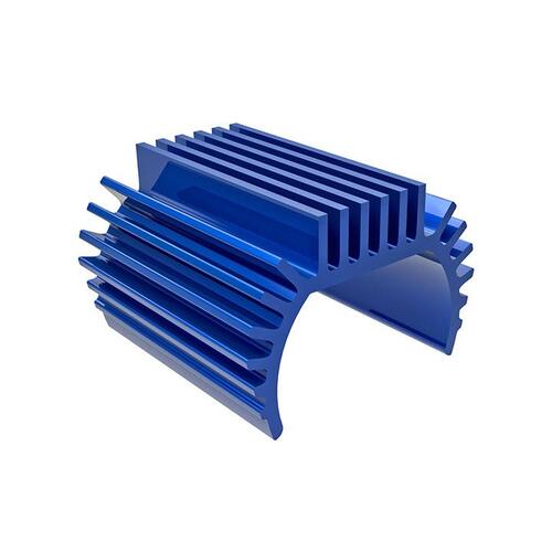 AX9793-BLUE Heat sink, Titan® 87T motor (6061-T6 aluminum,blue-anodized)