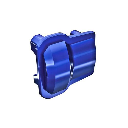 AX9787-BLUE Axle cover,6061-T6 aluminum blue-anodized(2)/1.6x12mm BCS with threadlock (8)