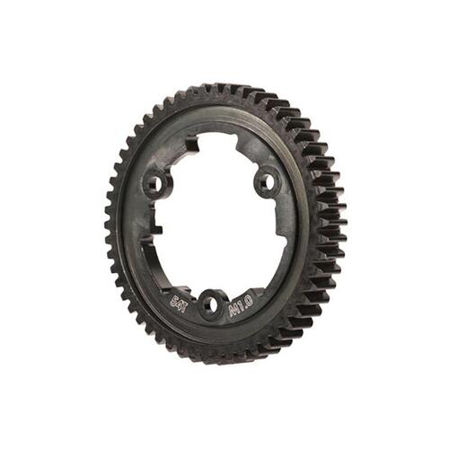 AX6444 9Spur gear,54-tooth machined, hardened steel wide face,1.0 metric pitch
