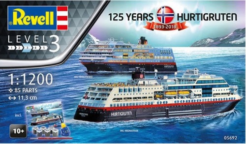 BV5692 1/1200 Hurtigruten 125th Anniversary