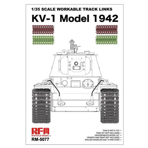 CRM5077 1대35  KV-1용 연결식 트랙 - 전차 미포함 - 프라모델