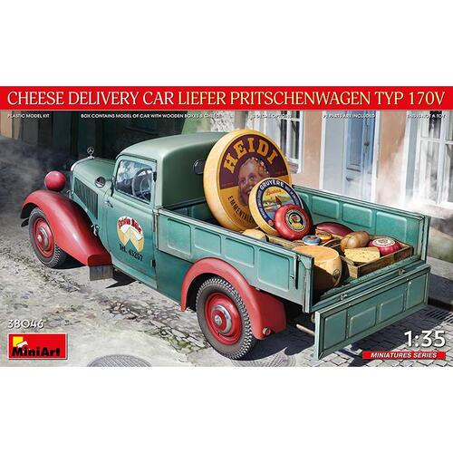 BE38046 1대35 Cheese Delivery Car Liefer PritschenwagenTyp 170V