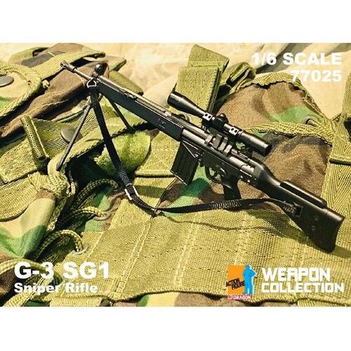 BD77025 1대6  G3 SG1 저격총 - 액션 피규어용 모형 제품/작동 불가