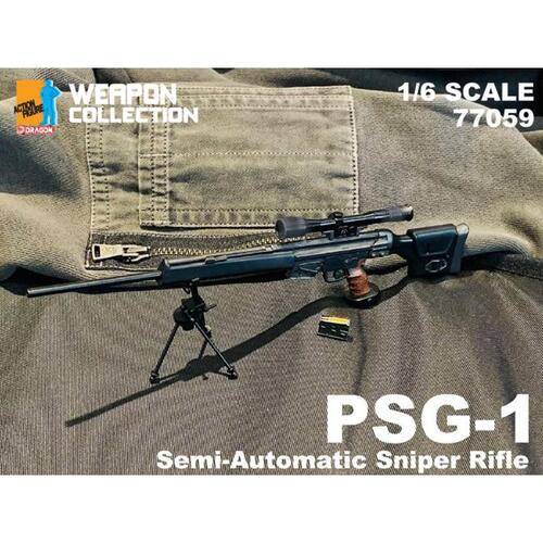 BD77059 1대6 PSG-1 반자동 저격총 - 액션 피규어용 모형 제품/작동 불가