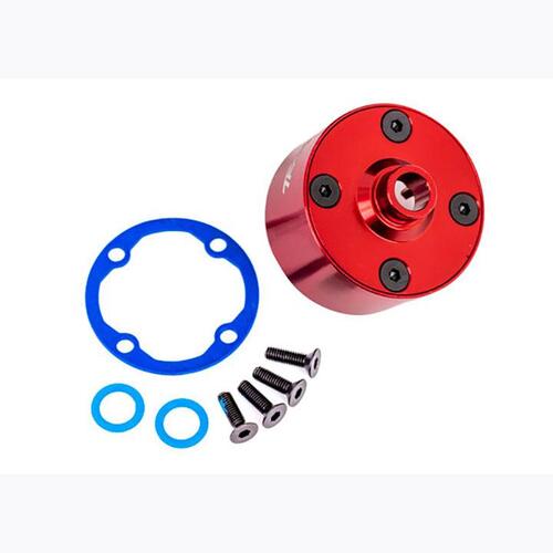AX9581R Carrier, differential (aluminum, red-anodized)
