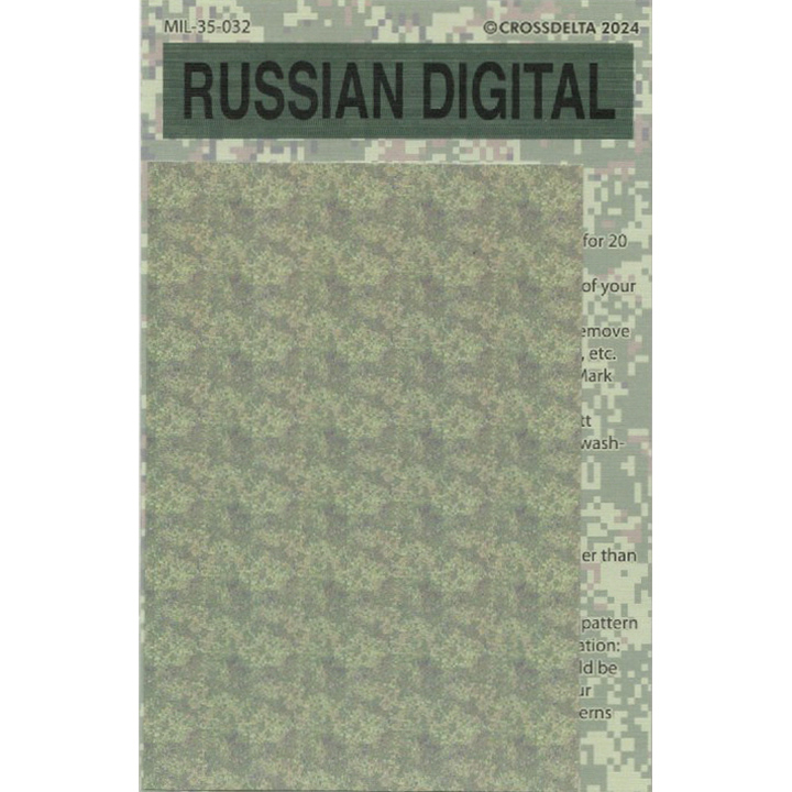 ED35-032 1대35 러시아 디지털 군복 데칼