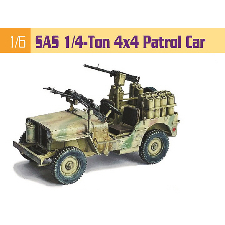 BD75037 1대6 SAS 1/4-Ton 4x4 전술차량