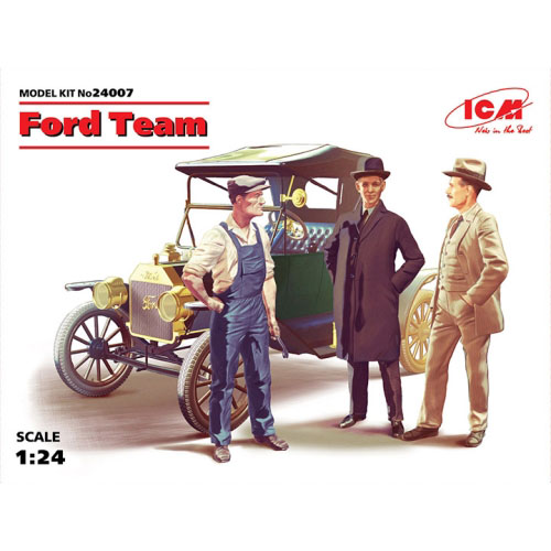 BICM24007 1/24 Model T 1913 Roadster With Ford Team