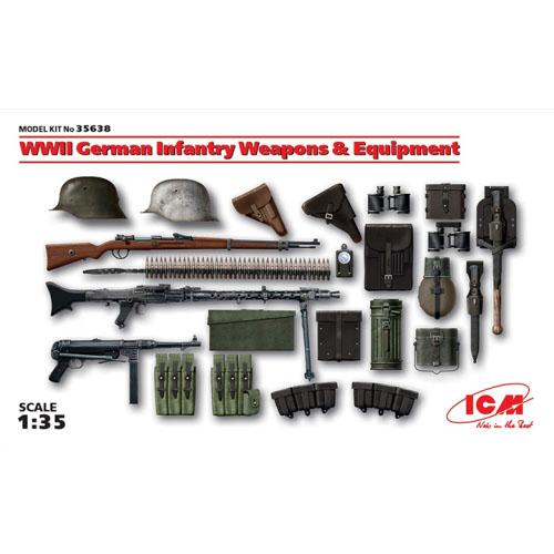 BICM35638 1/35 WWII German Infantry Weapons &amp; Equipment