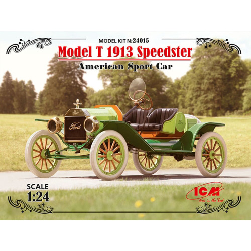 BICM24015 1/24 Model T 1913 Speedster, American Sport Car