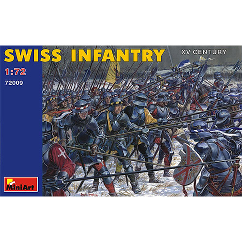 BE72009 1/72 Swiss Infantry XV century
