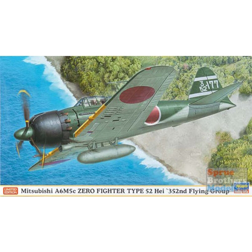 BH09972 1/48 MITSUBISHI A6M5c Zero Fighter Type 52 HEI 352ND Flying Group