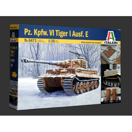 BI6471 1/35 Sd.kfz.VI Tiger AUSF.E (세미커넥팅 캐터필러 에칭포함)(이탈레리 단종)