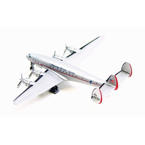 BD55788 1/400 American Airlines L-049 Constellation with GSE and Display Case (Airline)