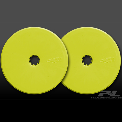 AP2666-02 Velocity 2.2&quot; Wide Front Yellow Wheels for B4