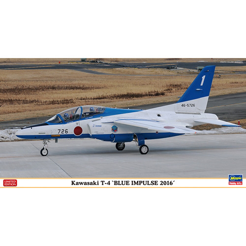 BH07442 1/48 가와사키 T-4 블루 임펄스 2016 (Kawasaki T-4 “BLUE IMPULSE 2016”)