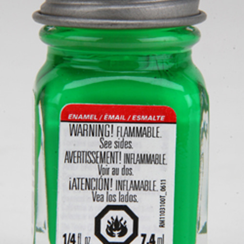 JE1174 에나멜:병 Green Fluorescent - 1/4 OZ. Bottle 7.5ml 형광녹색