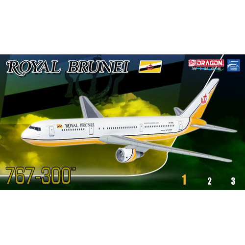 BD55414 1/400 Royal Brunei B767-300ER ~ V8-RBH (Airline)