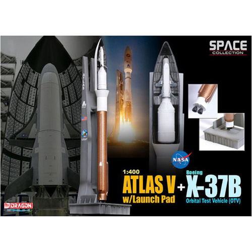 BD56260 1/400 Atlas V w/Launch Pad + X-37B Orbital Test Vehicle (OTV) (Space)