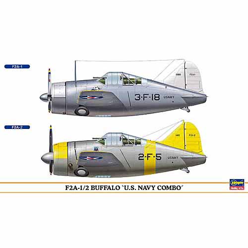 BH00968 1/72 F2A-1/2 Buffalo &#039;U.S. Navy Combo&#039; (contain 2 kits)