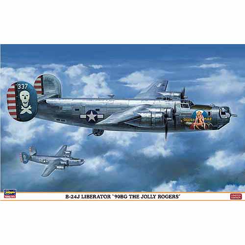 BH01910 1/72 B-24J Liberator `90BG Jolly Rogers`