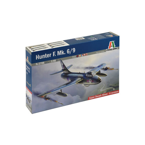 BI2708 1/48 Hawk Hunter F. Mk.6/9(아카데미 재포장-카르토그라프 데칼 포함)