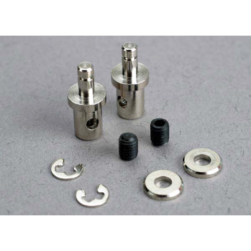 AX1541 Servo rod connectors (2)/ 3mm set screws