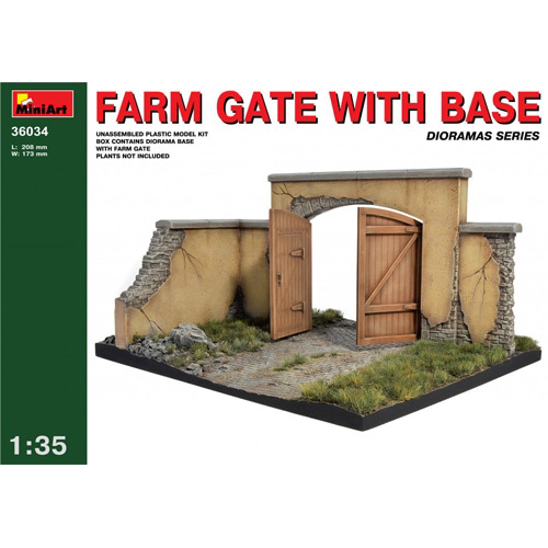 BE36034 1/35 Farm Gate with Base