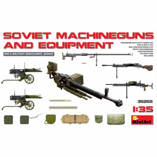 BE35255 1/35 Soviet Machine Guns and Equipment