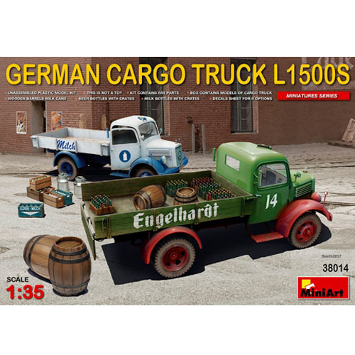 BE38014 1/35 German Cargo Truck L1500S