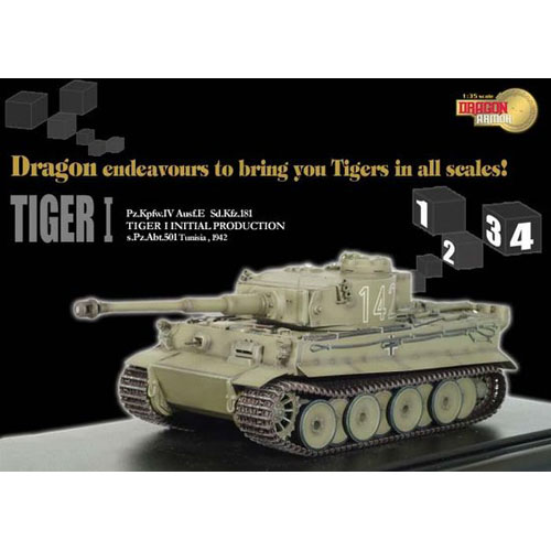 BD61001 1/35 Tiger I &quot;#142&quot; (Initial Production) Sd. Kfz. 181 s.Pz.Abt.501 Tunisia 1942