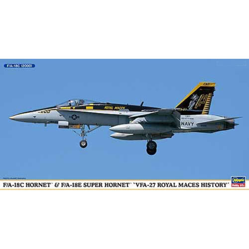 BH00981 1/72 F/A-18C &amp; F/A-18E VFA-27 Royal Maces History (Two kits in the box)
