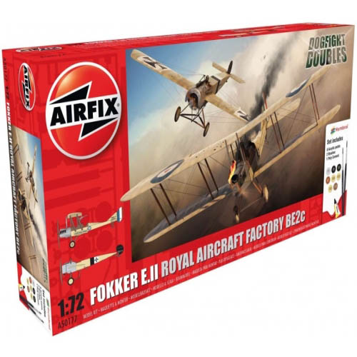 BB50177 1/72 Fokker E.II/Royal Aircraft FactoryBE2C Dogfight Doubles