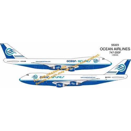 BD55323 1/400 Ocean Airlines B747-200F ~ I-OCEA (Airline)