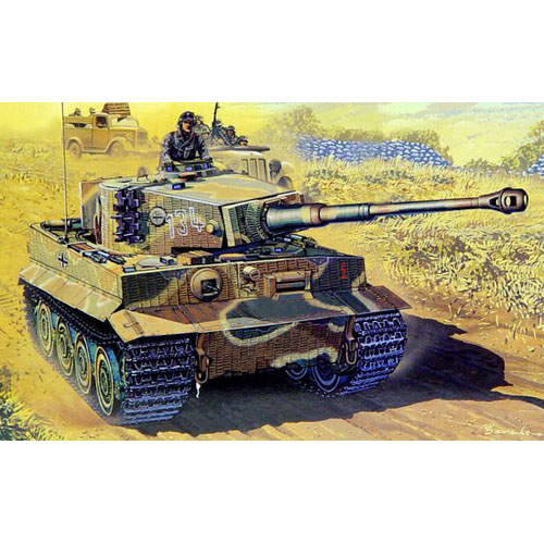 BD7203 1/72 Sd.Kfz. 181 Ausf. E tiger 1 Late Producton w/Zimmerit(데칼 누락)