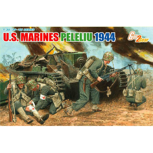 BD6554 1/35 U.S. Marines Peleliu 1944 (4 Figures Set)