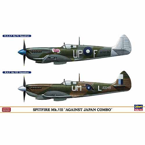 BH01927 1/72 Spitfire Mk.VIII &#039;Against Japan Combo&#039; (Two kits in the box)(하세가와 단종