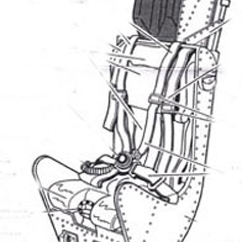 ESTD48423 1/48 MB Mk.2H Ejection Seats. for Hawker Hunter